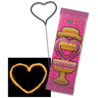 Сердечко Бенгальские огни фигурные купить в Заволжске | zavolzhsk.salutsklad.ru