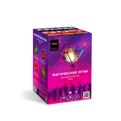 Магические огни Батарея салютов купить в Заволжске | zavolzhsk.salutsklad.ru