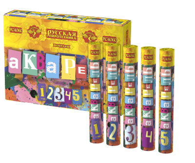 Акварель Фонтан пиротехнический купить в Заволжске | zavolzhsk.salutsklad.ru