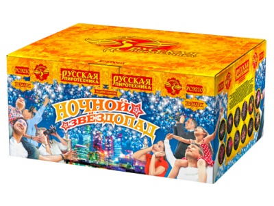 Ночной звездопад Комбинированный Фейерверк купить в Заволжске | zavolzhsk.salutsklad.ru