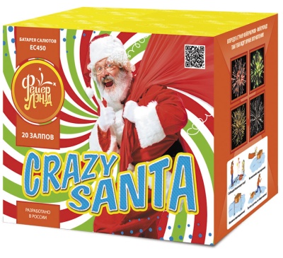 CRAZY SANTA Фейерверк купить в Заволжске | zavolzhsk.salutsklad.ru