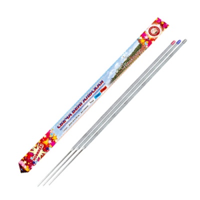 Триколор 400 мм. Бенгальские огни цветные купить в Заволжске | zavolzhsk.salutsklad.ru