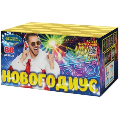 Новогодиус Фейерверк купить в Заволжске | zavolzhsk.salutsklad.ru