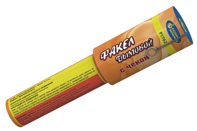 Дымовой (с чекой) оранжевый Фальшфейер купить в Заволжске | zavolzhsk.salutsklad.ru