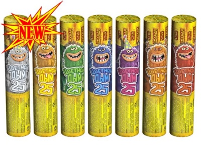 Цветной дым 25 Цветной дым купить в Заволжске | zavolzhsk.salutsklad.ru